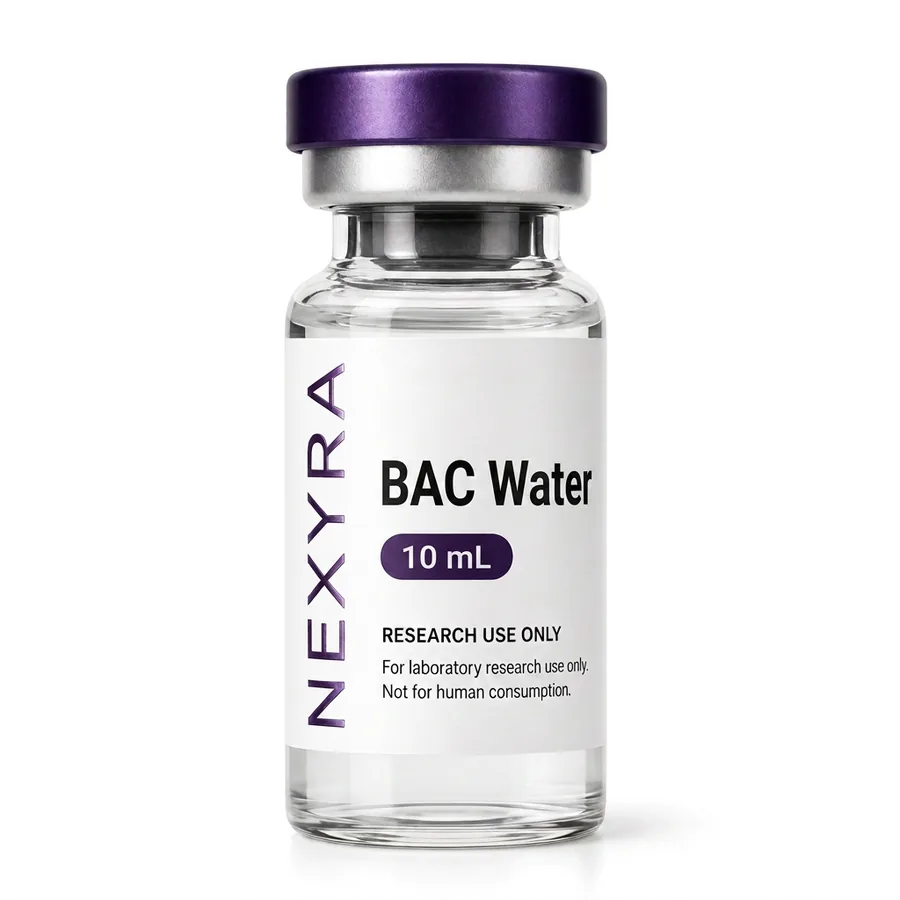 BAC Water Nexyra Labs research vial
