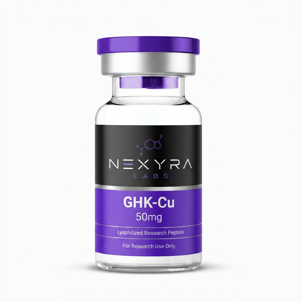 GHK-Cu 50mg research peptide vial