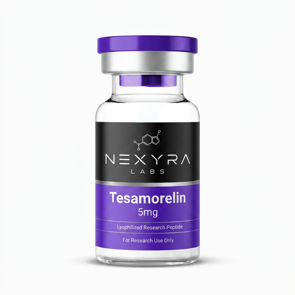 Tesamorelin 5mg research peptide vial
